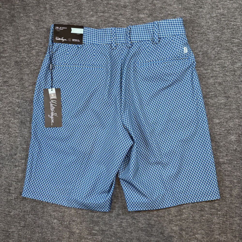 Walter Hagen Perfect 11 Golf Shorts Mens Stretch Blue 30 NEW - Picture 6 of 8